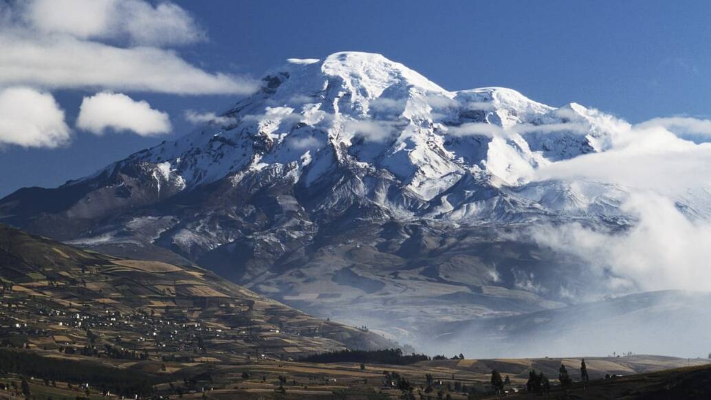 Ecuador: Il vulcano inattivo Monte Chimborazo