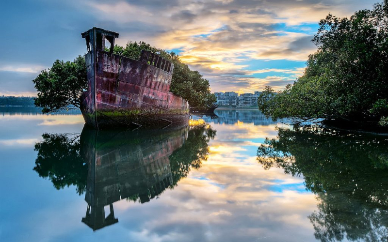 Một con tàu ngập mặn - Homebush Bay or The Flats | Secret World Trip Planner