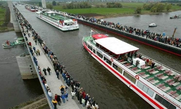 Magdeburg Water Bridge — Hohenwarthe