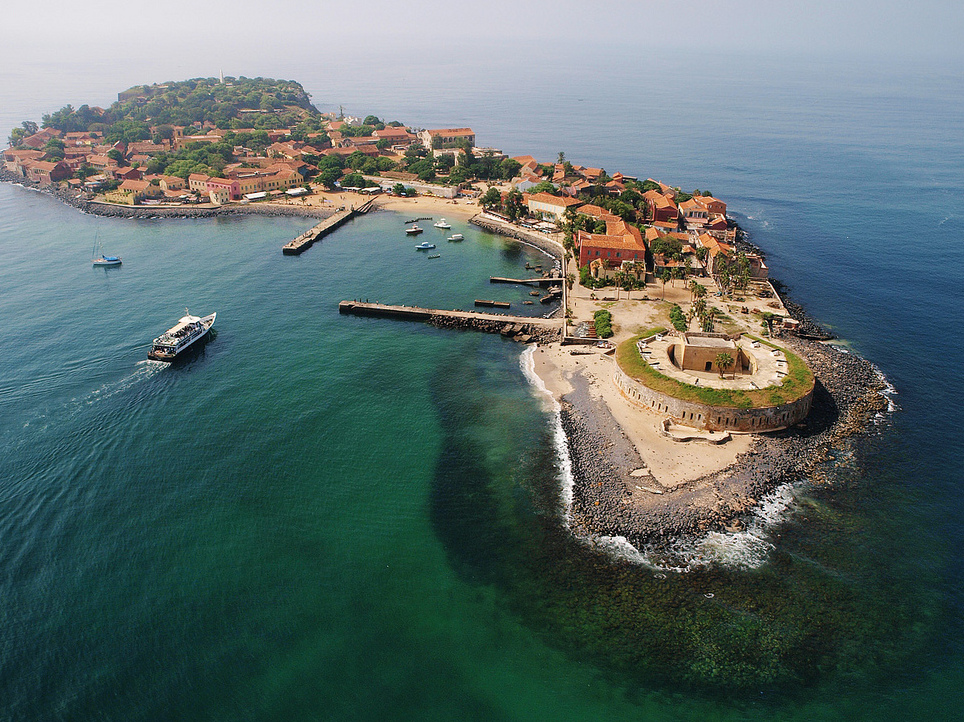 The island of Gorée lies off the coast of Senegal — Dakar