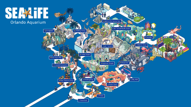 SEA LIFE Арланда Акварыум - Orlando | Secret World Trip Planner