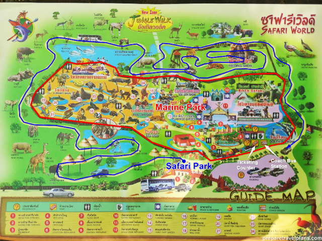 सफारी वर्ल्ड बैंकक - Khet Khlong Sam Wa | Secret World Trip Planner