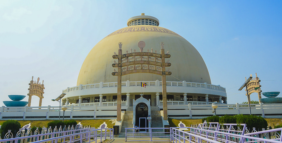 Dhamma chakra stupa,also known as Deeksha Bhumi — Nagpur