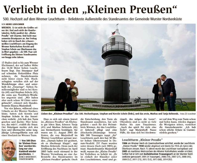 Il faro Lille preussisk - Wurster Nordseeküste | Secret World Trip Planner