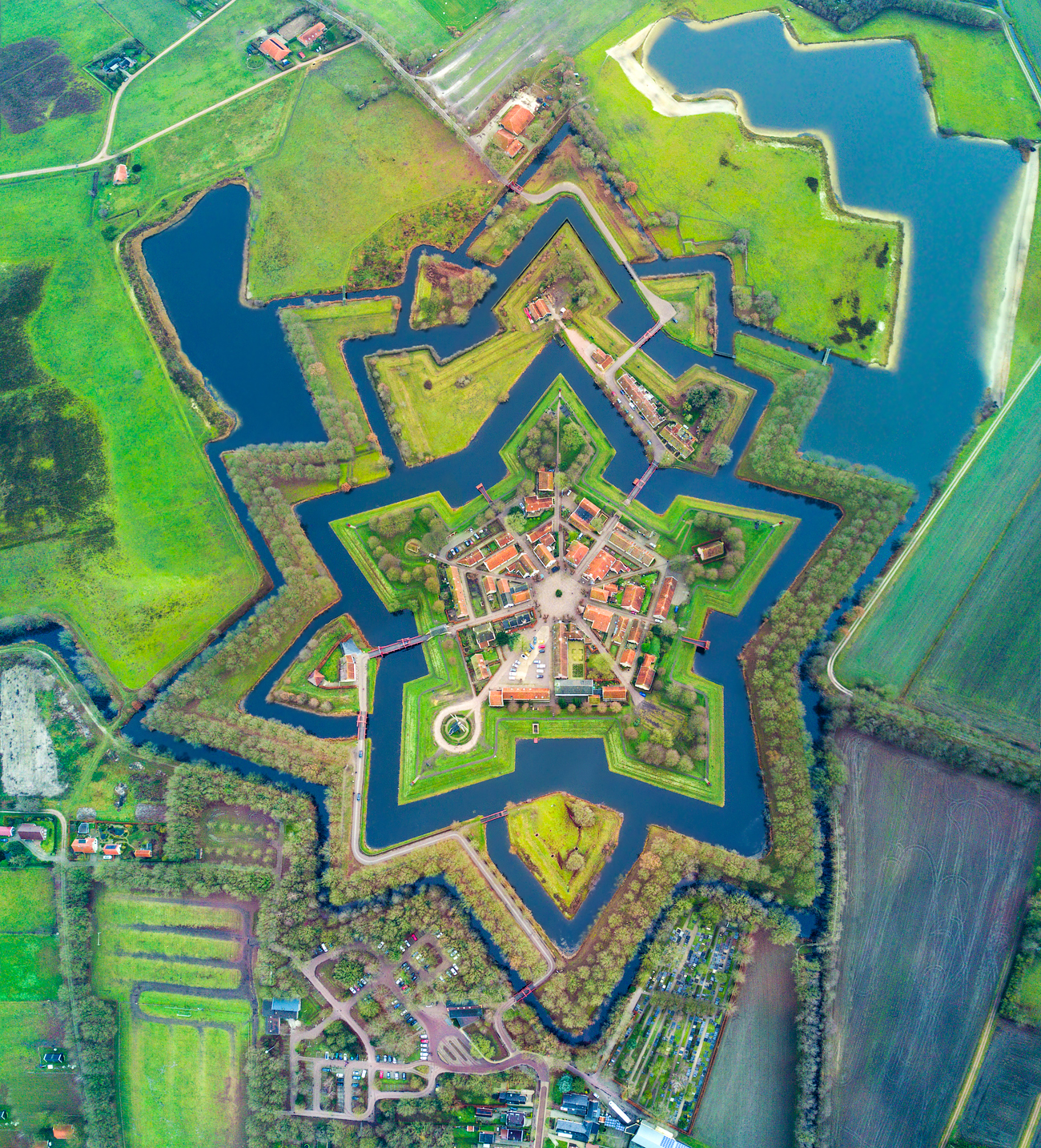 Fort Bourtange in the village of Bourtange, Groningen - Bourtange | Secret World Trip Planner