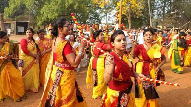 Basanta Utsav, la "Festa della Primavera - Santiniketan | Secret World Trip Planner