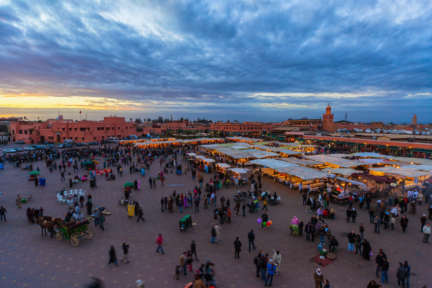 Jamaa El Fna ადგილი - Marrakesh | Secret World Trip Planner