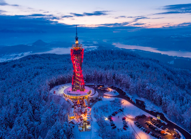 ຫໍ Pyramidenkogel - Keutschach am See | Secret World Trip Planner