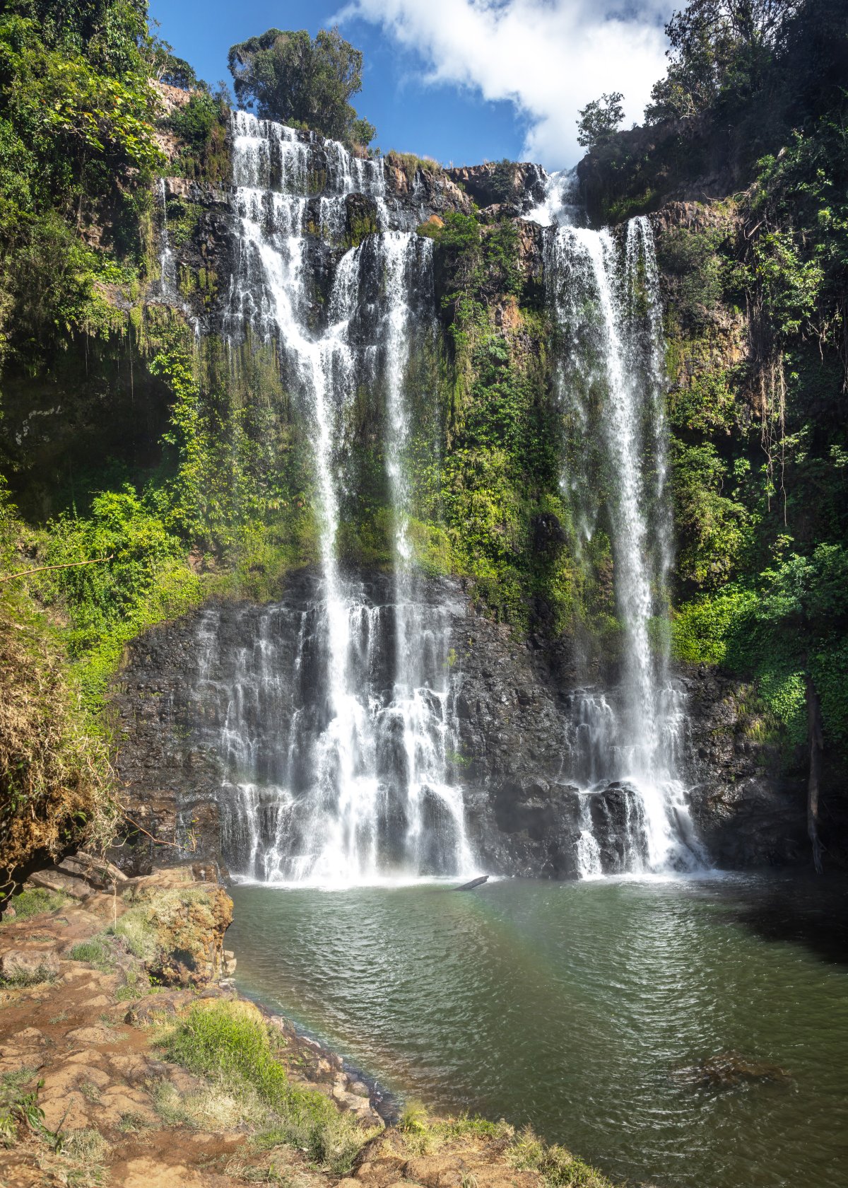 Tad Gneuang: The Hidden Waterfall of Bolaven Plateau — Paksong District