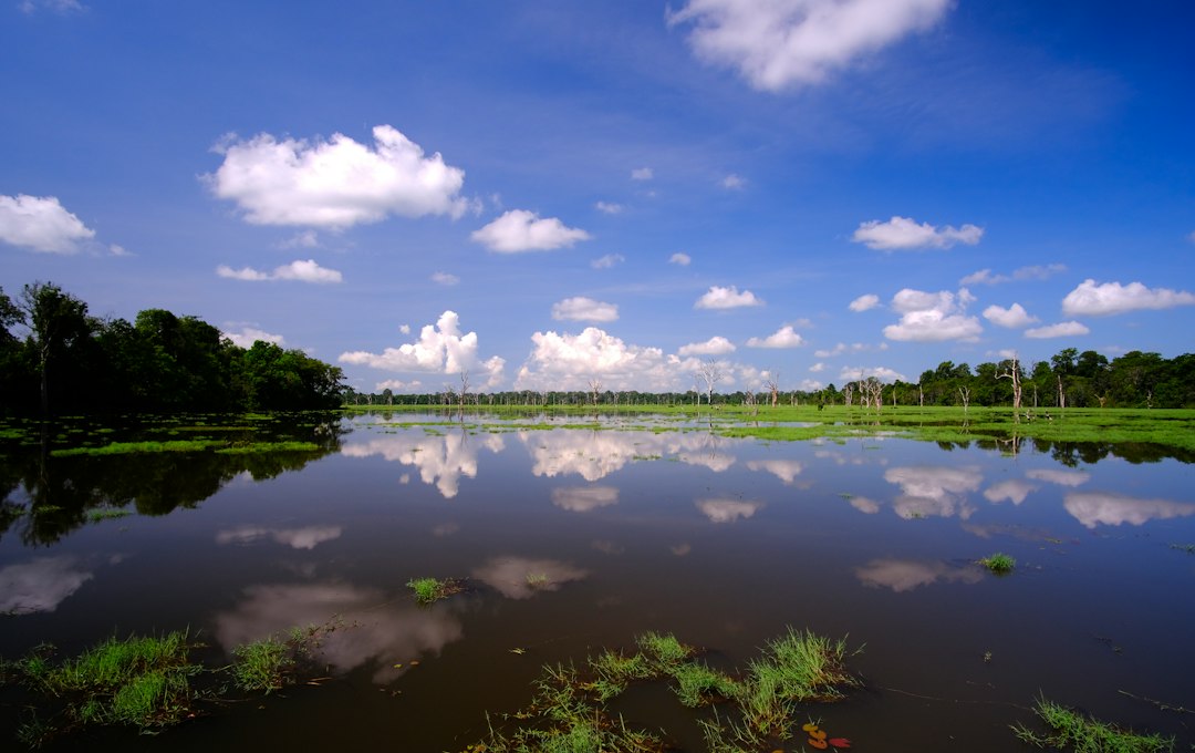Reflecting Pond di Angkor Wat: magia al tramonto — Reflecting Pond