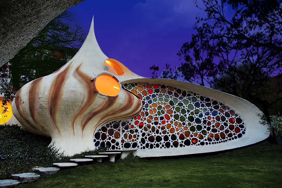 Nautilus House - A Fantastical house shaped like a seashell. - Naucalpan de Juárez | Secret World Trip Planner