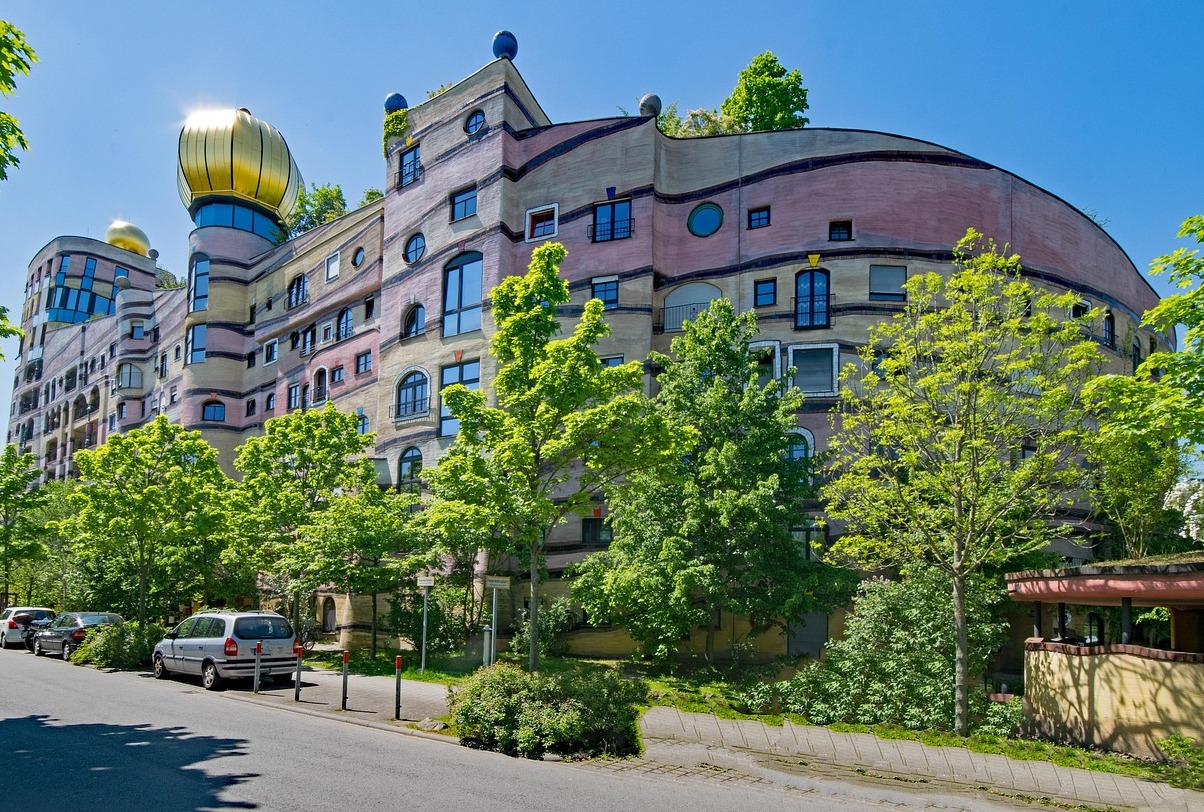 Hundertwasser Building ( Forest Spiral ) - Darmstadt | Secret World Trip Planner