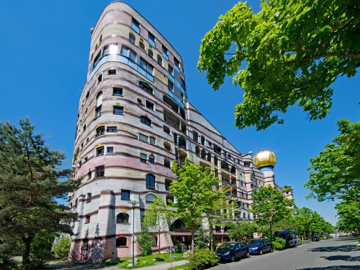 Hundertwasser Building ( Forest Spiral ) - Darmstadt | Secret World Trip Planner