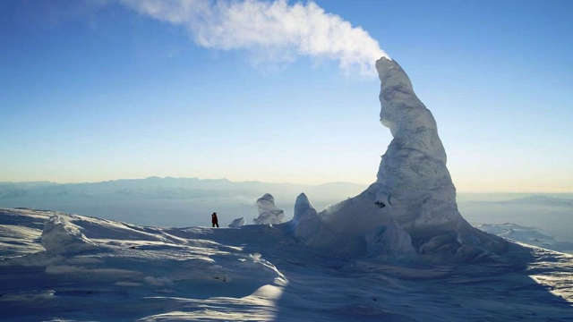Berget Erebus, Antarktis — Mt Erebus