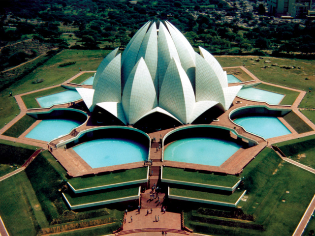 ວັດ Lotus - New Delhi | Secret World Trip Planner