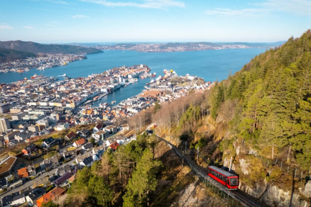 Fløyen Funicular - Fløyen | Secret World Trip Planner
