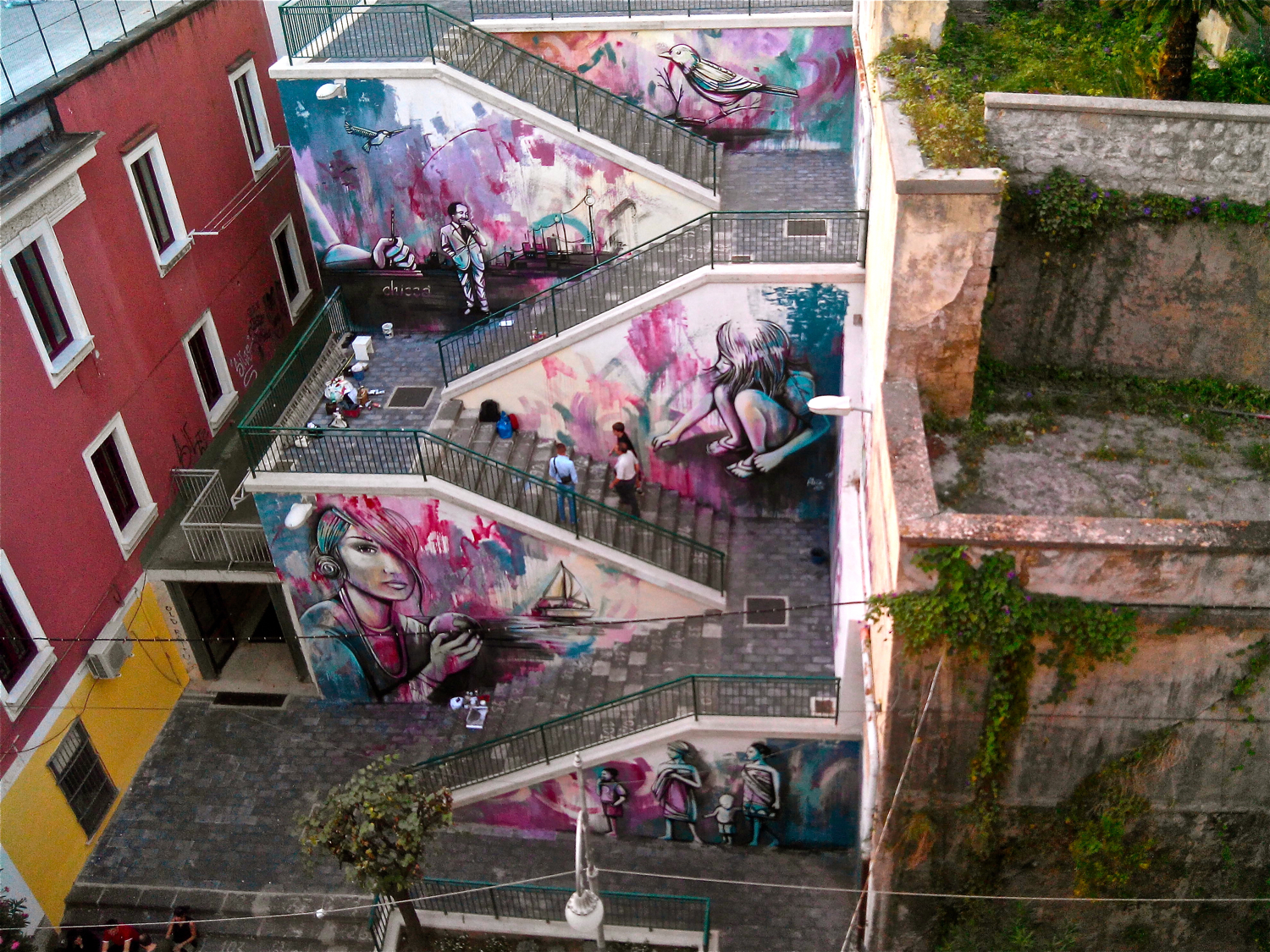 Alfonso Gatto Eskailerak - Salerno | Secret World Trip Planner