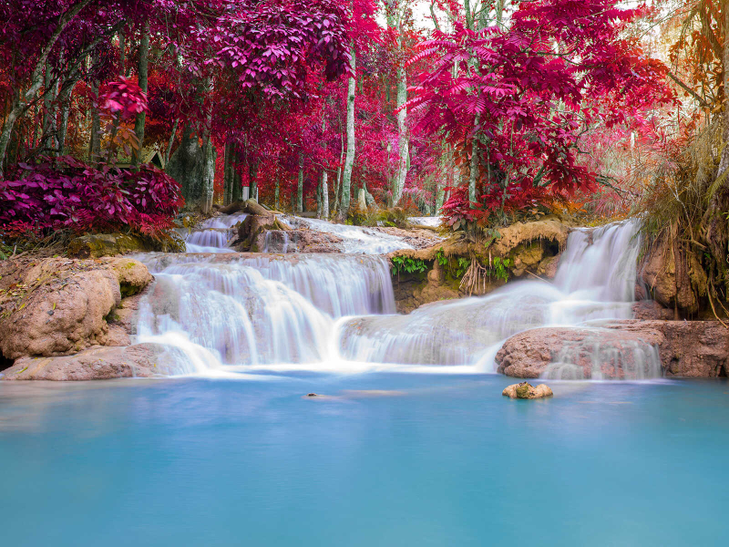 Kwang Si Falls, Laos - ?????????? | Secret World Trip Planner