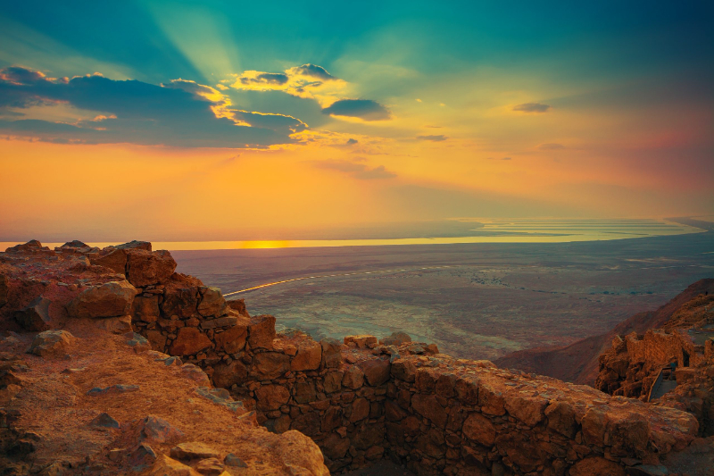 मसडा येथे सूर्योदय - Masada | Secret World Trip Planner