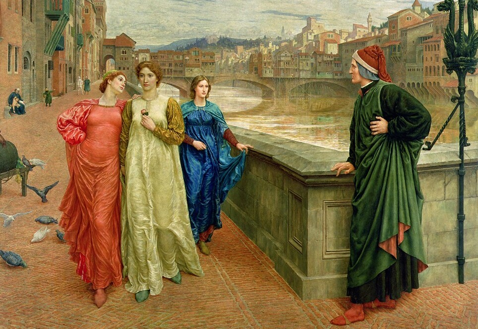 Dante e Beatriz e a Ponte da Santíssima Trindade - Firenze | Secret World Trip Planner