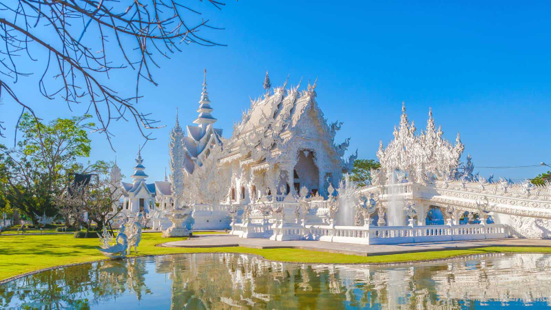 Rong Khun biely chrám - ตำบล ป่าอ้อดอนชัย | Secret World Trip Planner