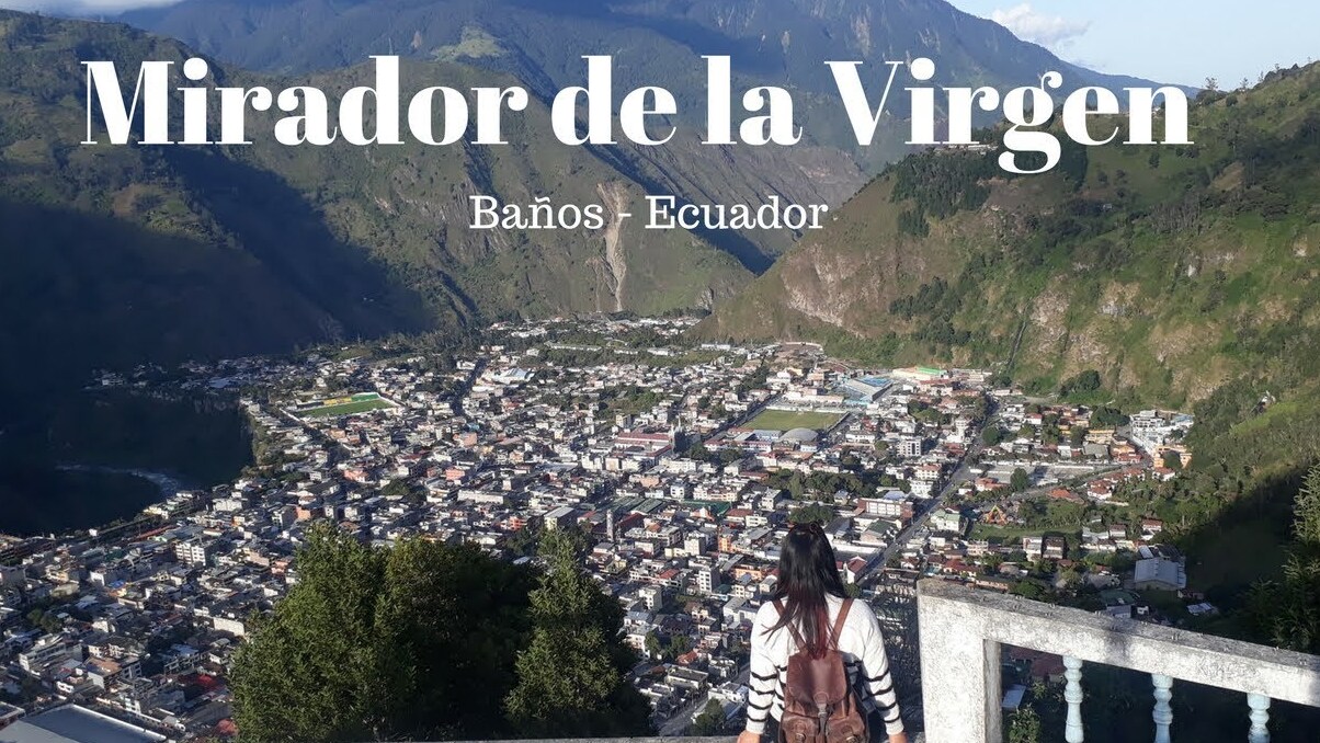 Point de vue de la Vierge à Banos — Baños de Agua Santa