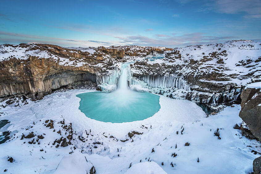 Aldeyarfoss,one of the most beautiful waterfalls in Iceland - Sprengisandsleið | Secret World Trip Planner