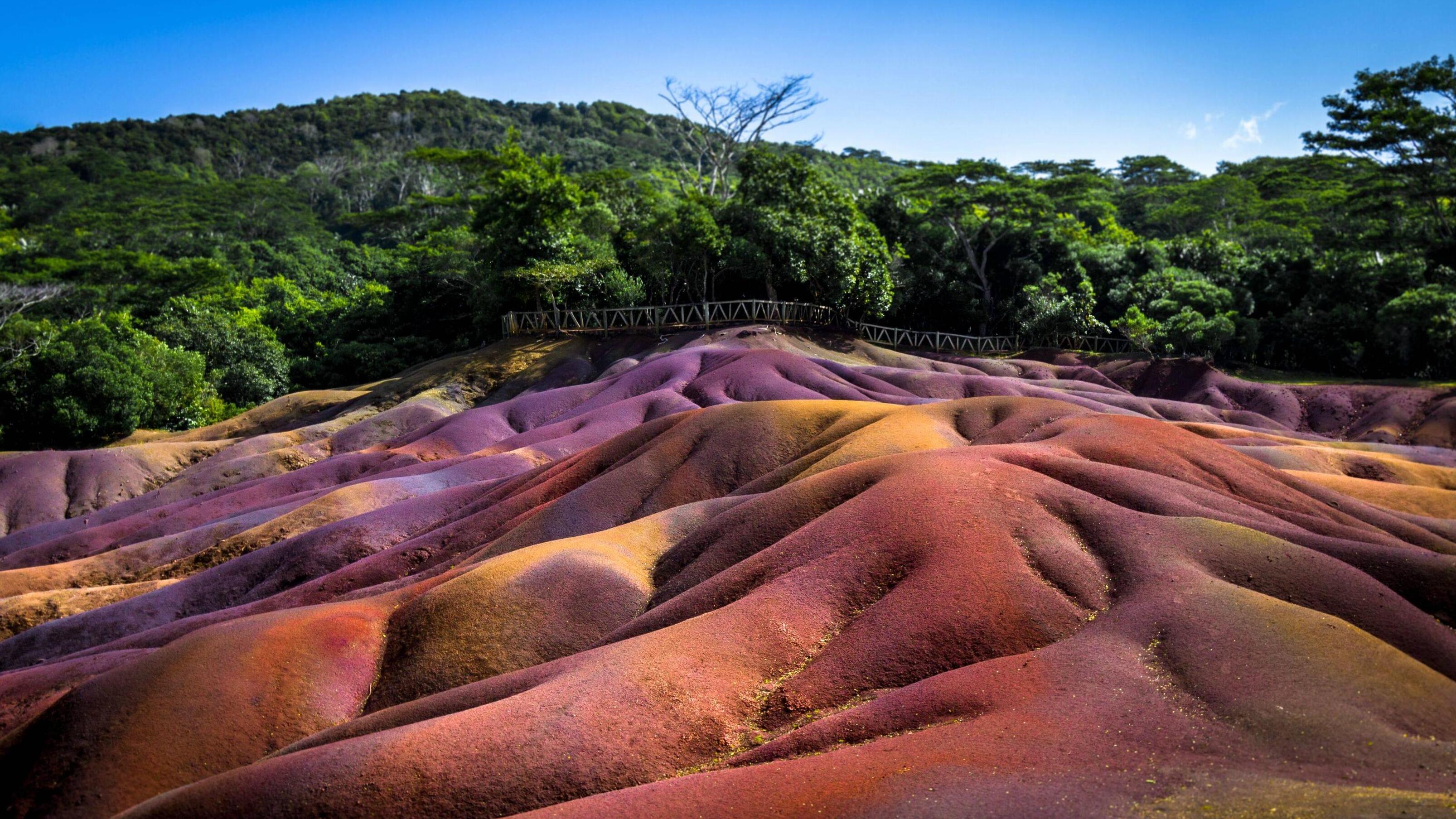 Seven-Coloured Earth in Mauritius