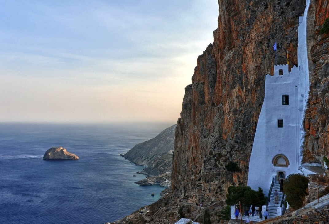 The ancient Monastery of Panagia Hozoviotissa - Amorgo 840 08 | Secret World Trip Planner